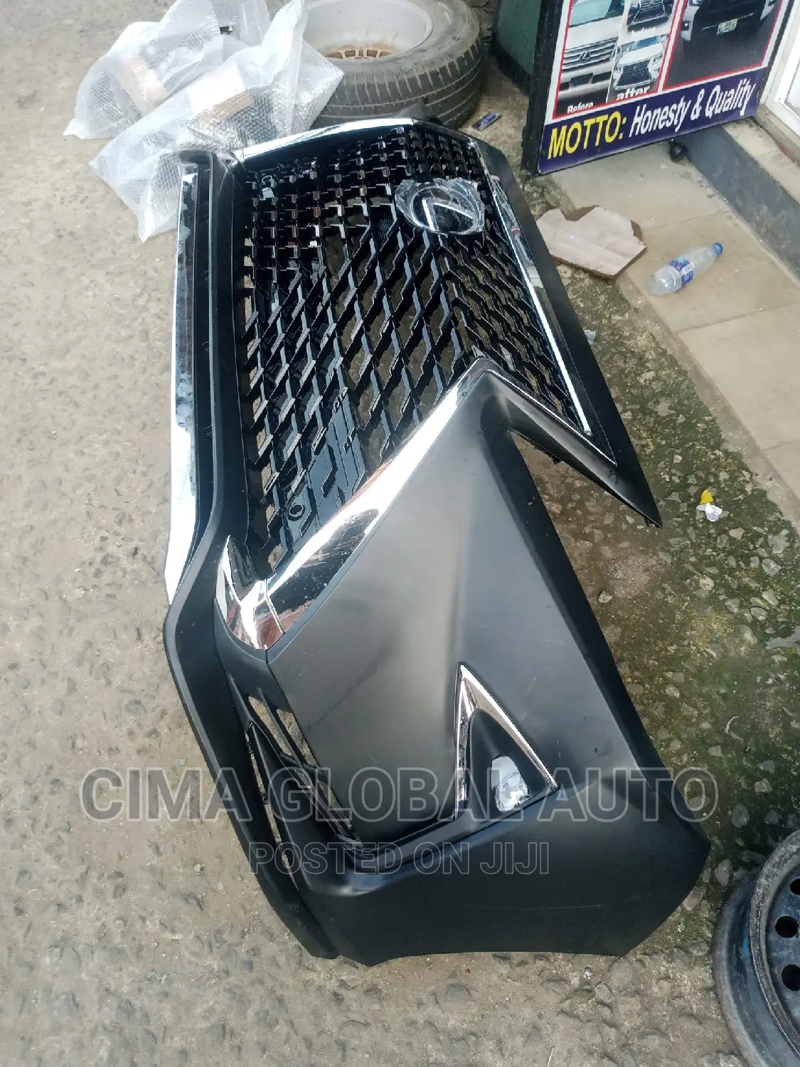 Complete Front Bumper for Rx350 2019 Mod