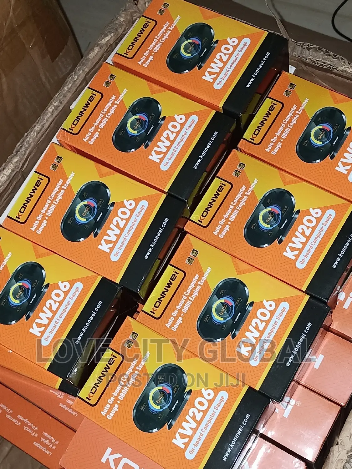 KONWEI KW206 OBD2 Head Up Display Car Guage + OBD2 Scanne