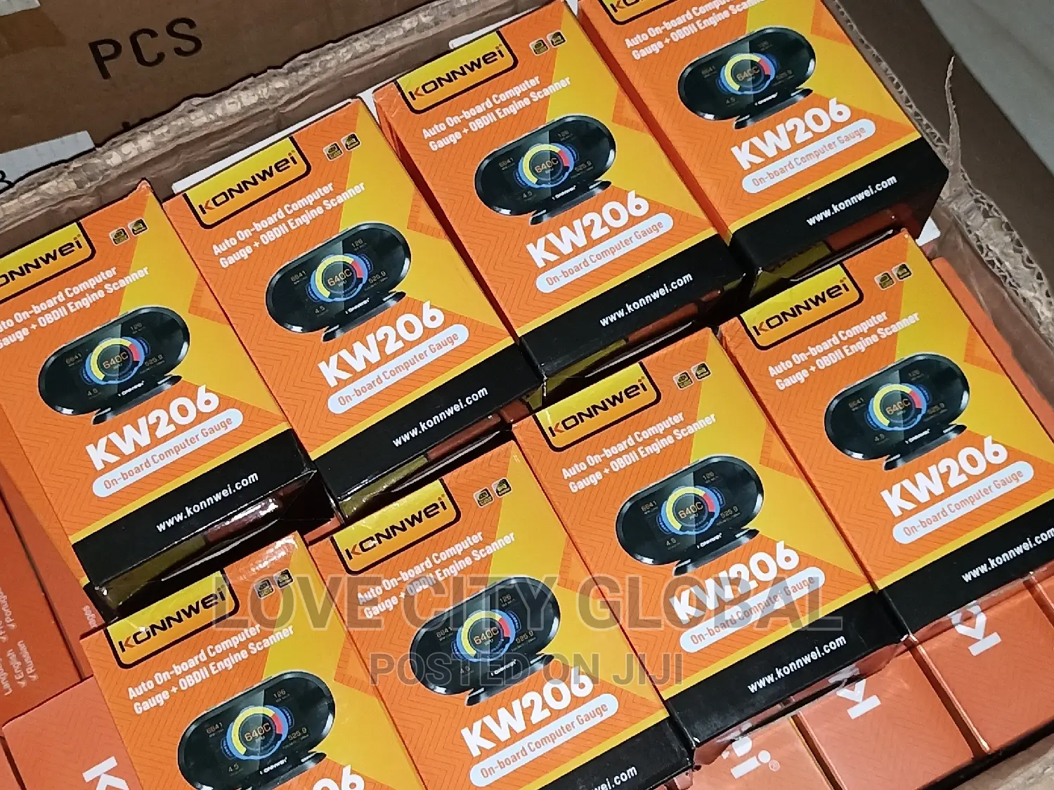 KW-206 OBD II Scan HUD Head Up Display Auto Digital Guage