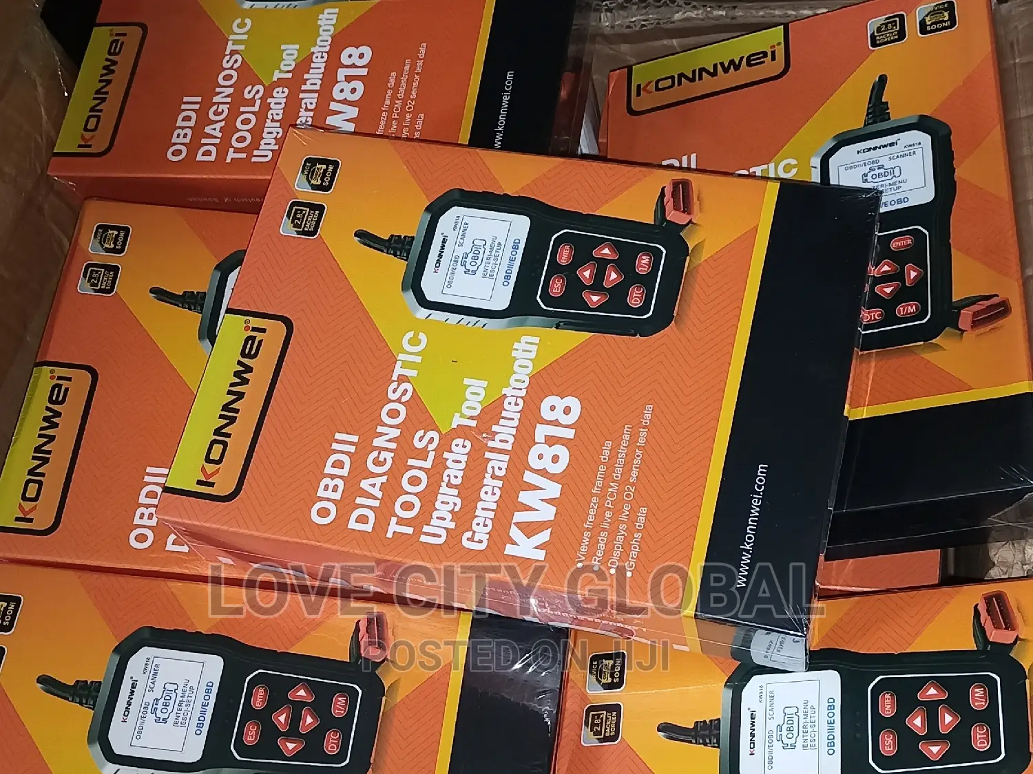 Konnwei KW818 Auto Scan OBD2 Diagnostics Check Engine & All