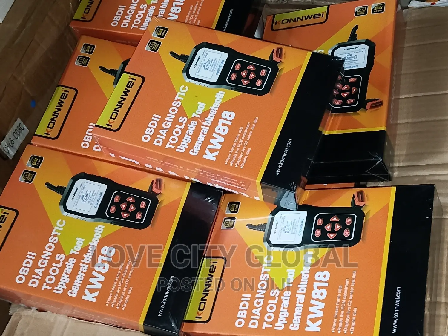 KW-818 OBDII Diagnostics Car Scanner Scan, Clear Read Code