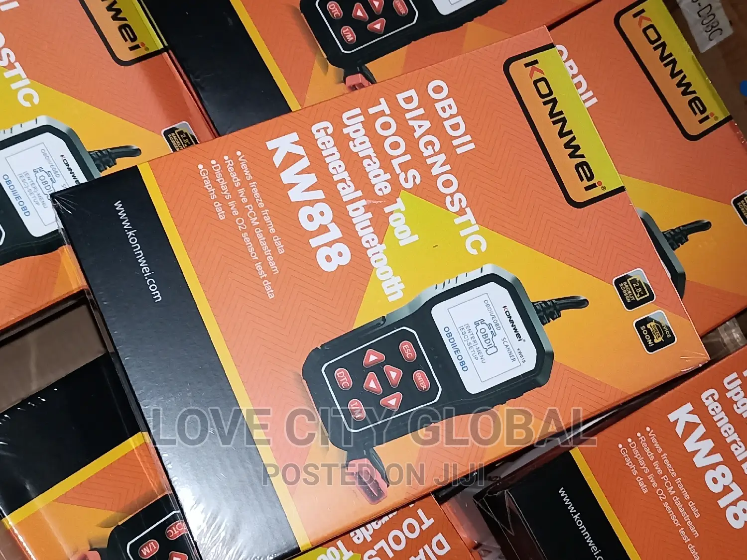 KW-818 OBDII Diagnostics Car Scanner Scan, Clear Read Code
