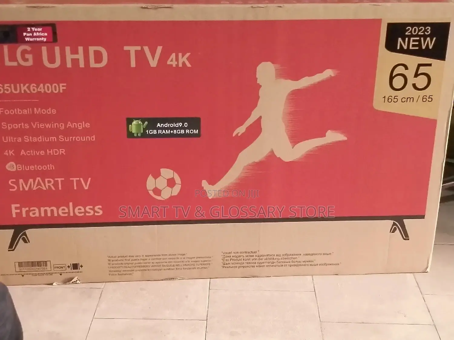 Original LG 65 Inches Smart Android TV Pay on Delivery