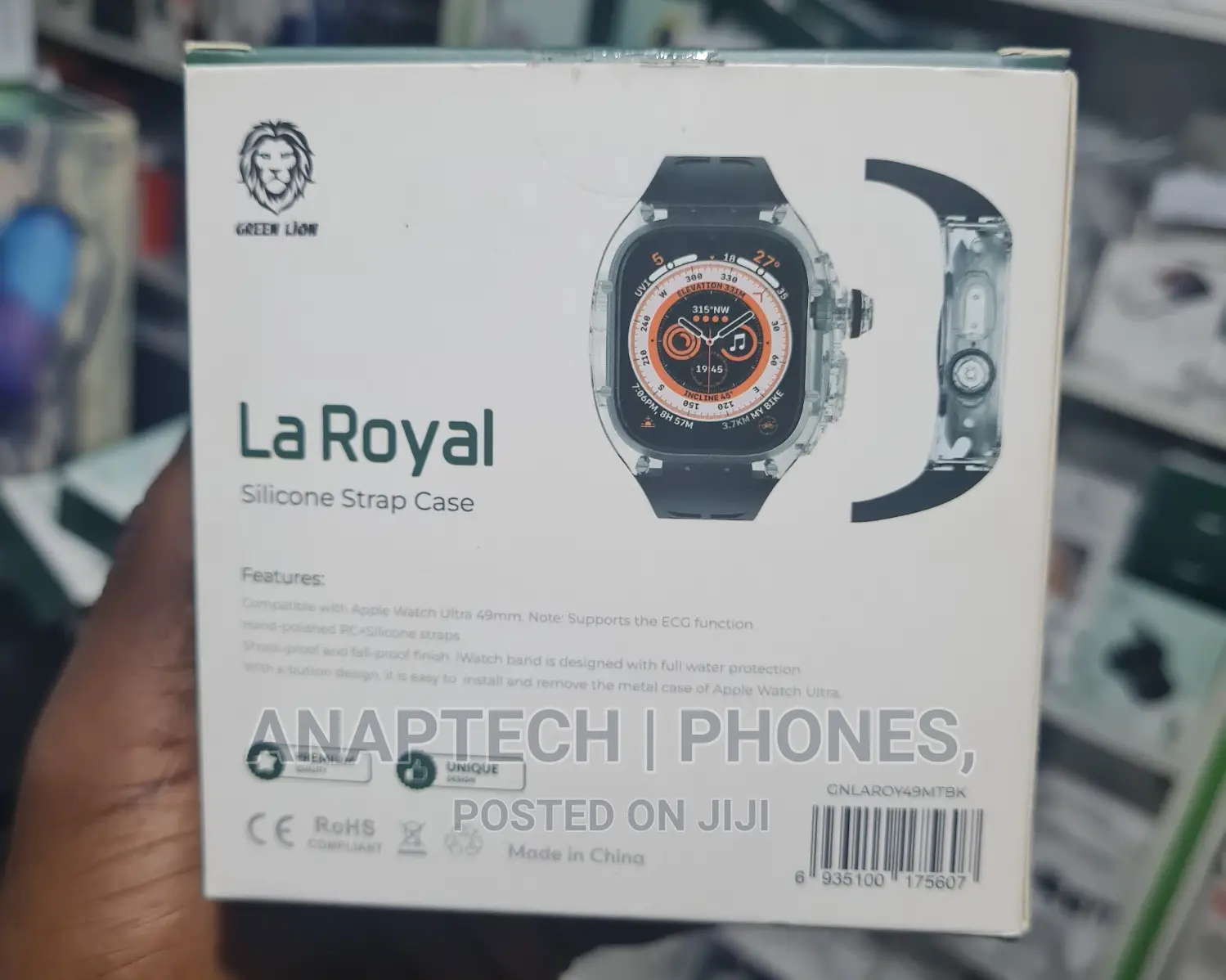 Greenlion La Royal Silicone Strap Case 49mm Watches Easy Ins