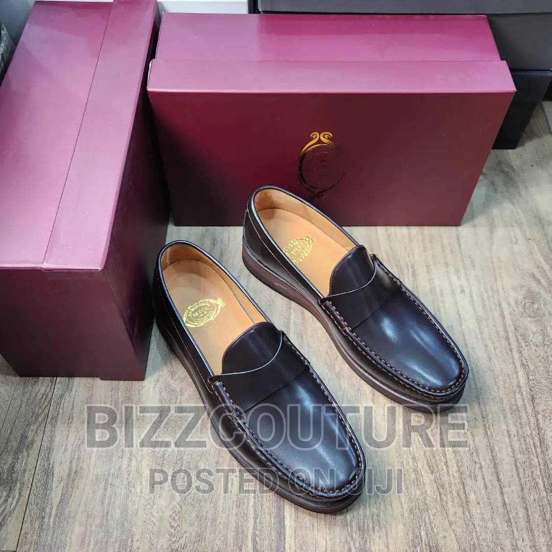 Original Italian SEPO Leather Loafers Available in Store