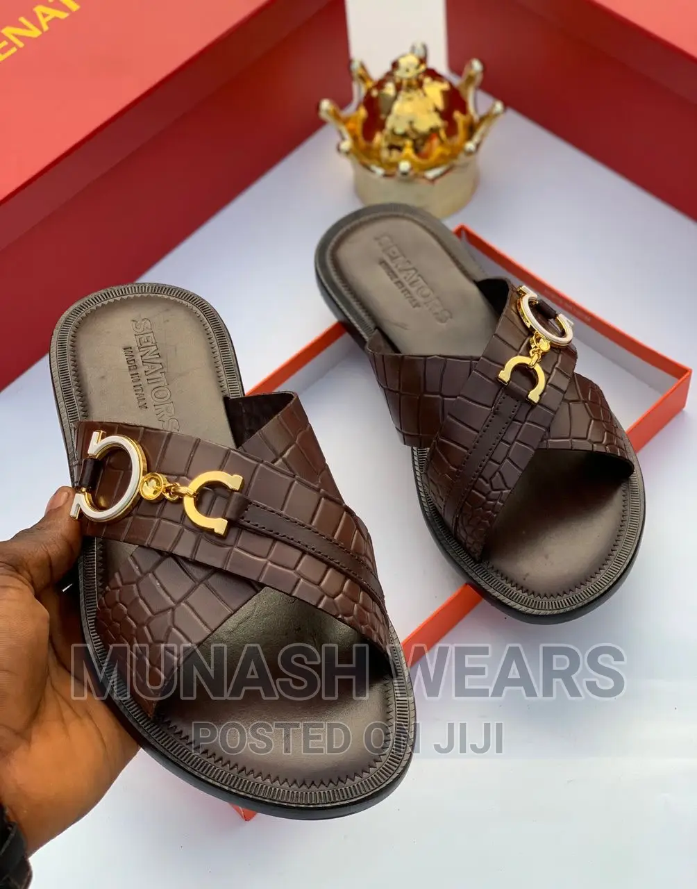 Rossi Leather Slipers