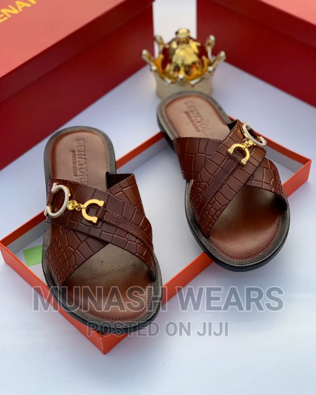 Rossi Leather Slipers