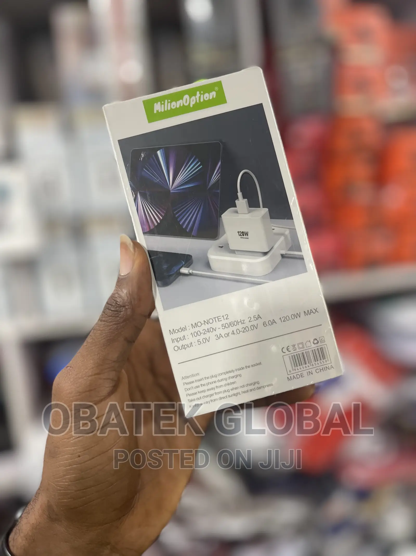 Millionoption 120w Quick Charger