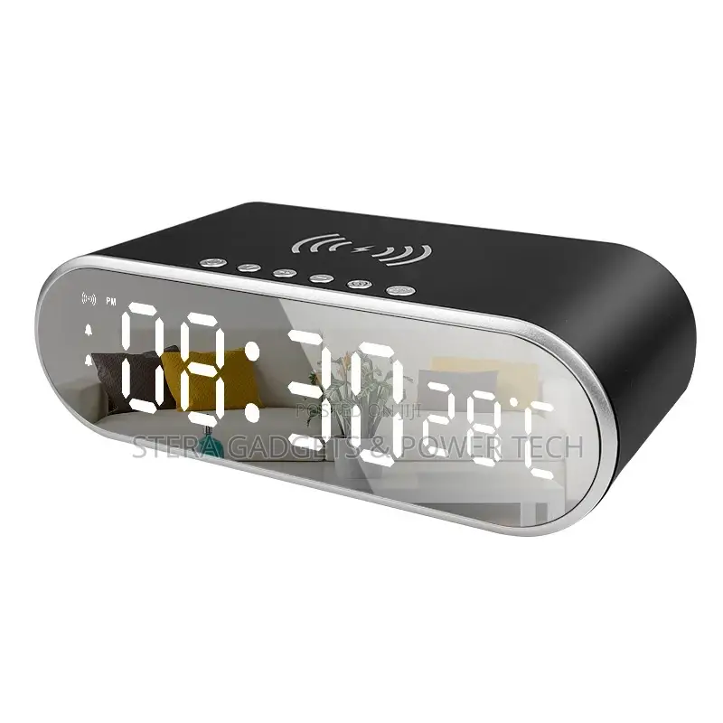 Alarm Clock With Wireless Charger