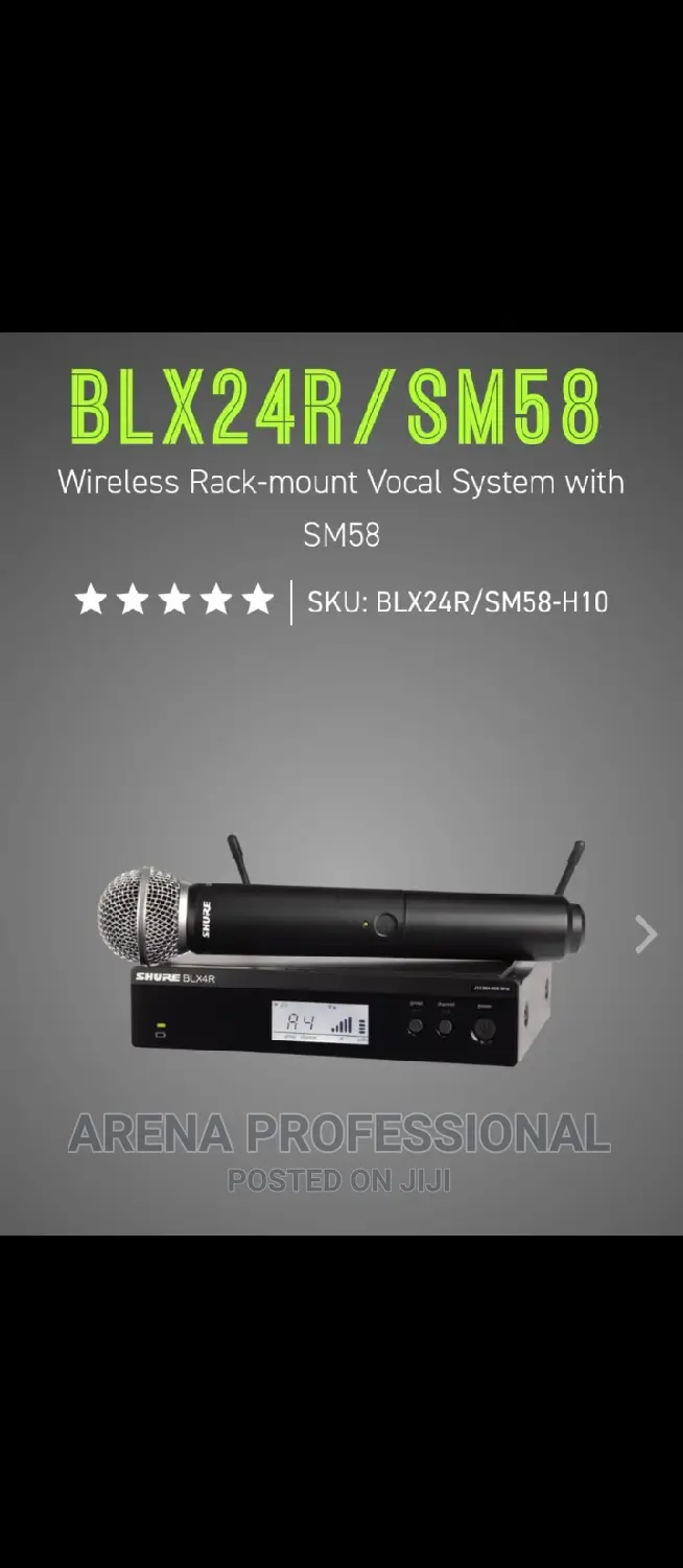 Shure Blx24r/Sm58 Wireless Microphone
