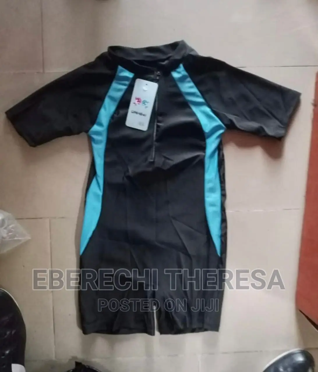 Children Short Overall Unisex Swimming Suit