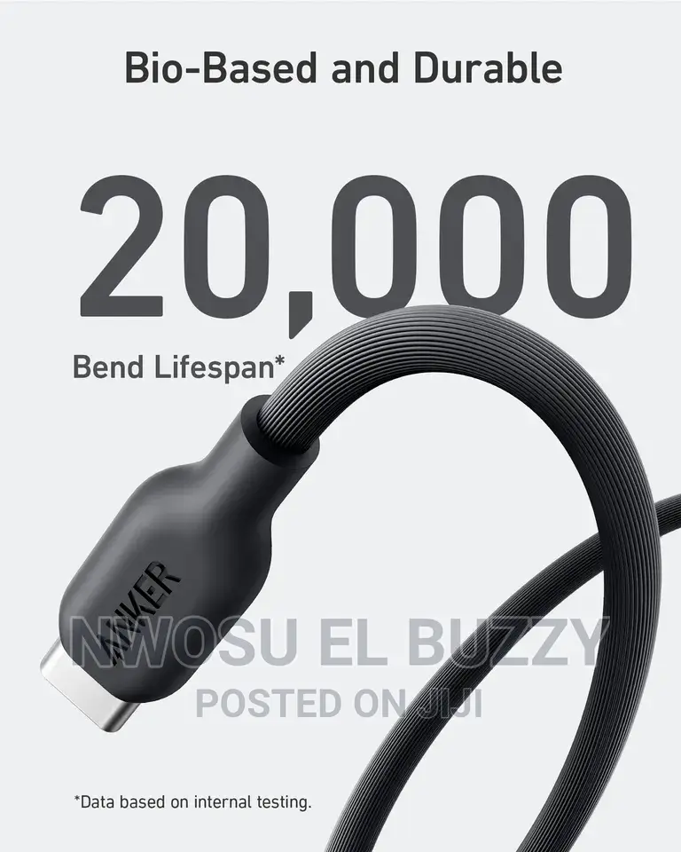 Anker 543 Bio-Based Cables for Phones and Laptops