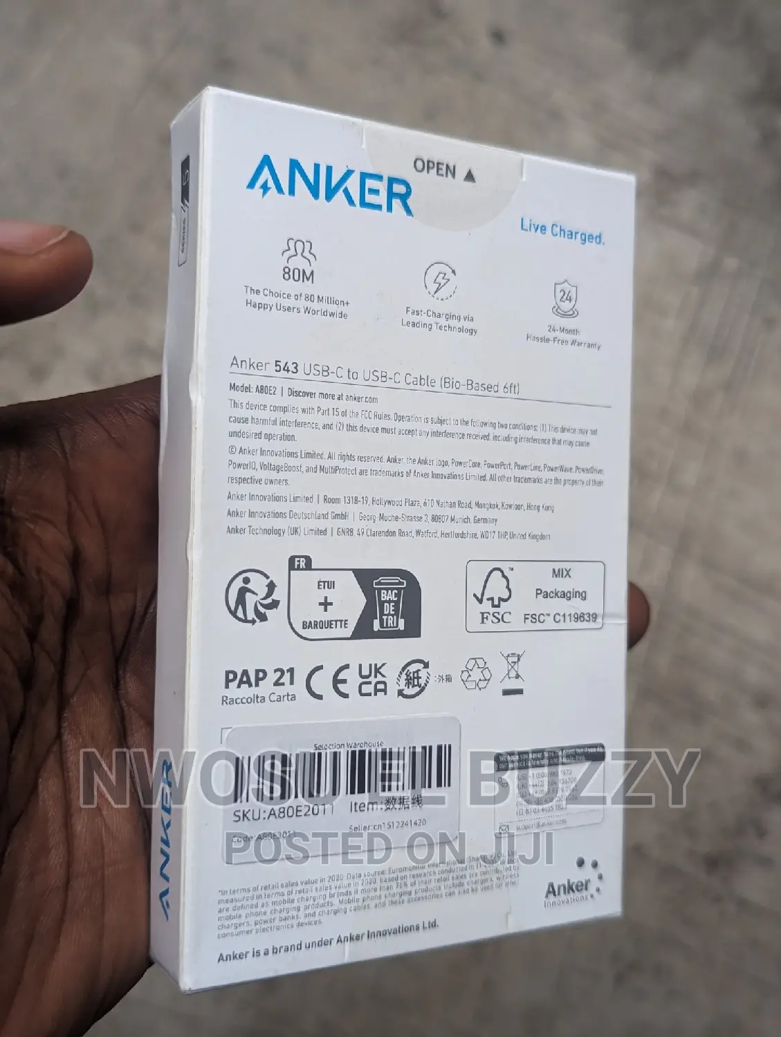 Anker 543 Bio-Based Cables for Phones and Laptops