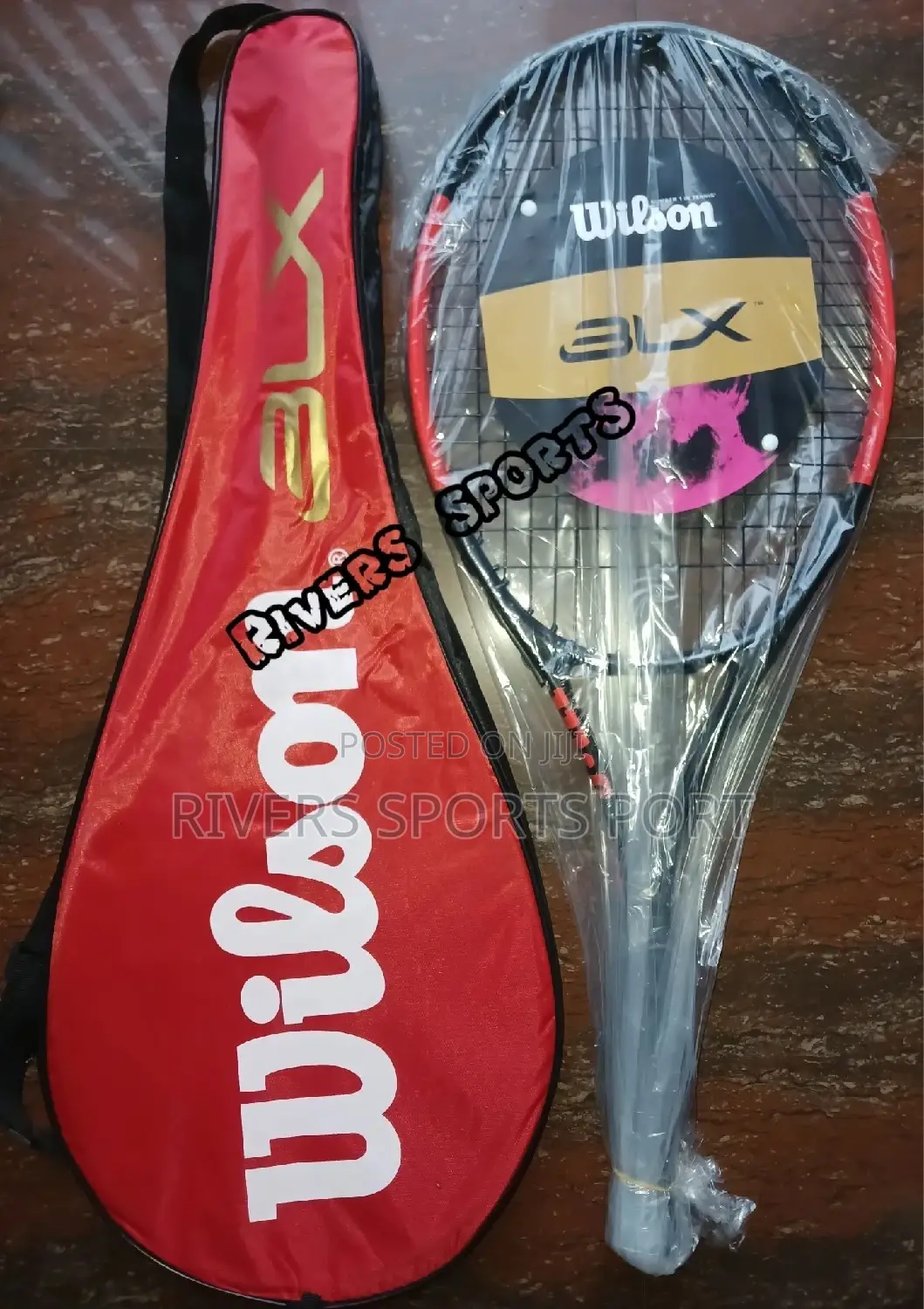 Original Wilson BLX Xfactor Lawn Tennis Racket Wit Carry Bag
