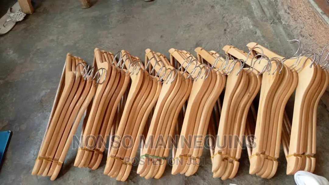 P10 Sets of Wooden Hangers