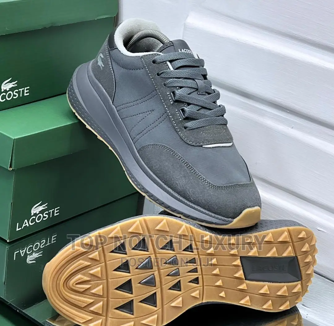 Originals High Quality Lacoste Grey/Ash/ 4851 Unisex SNK