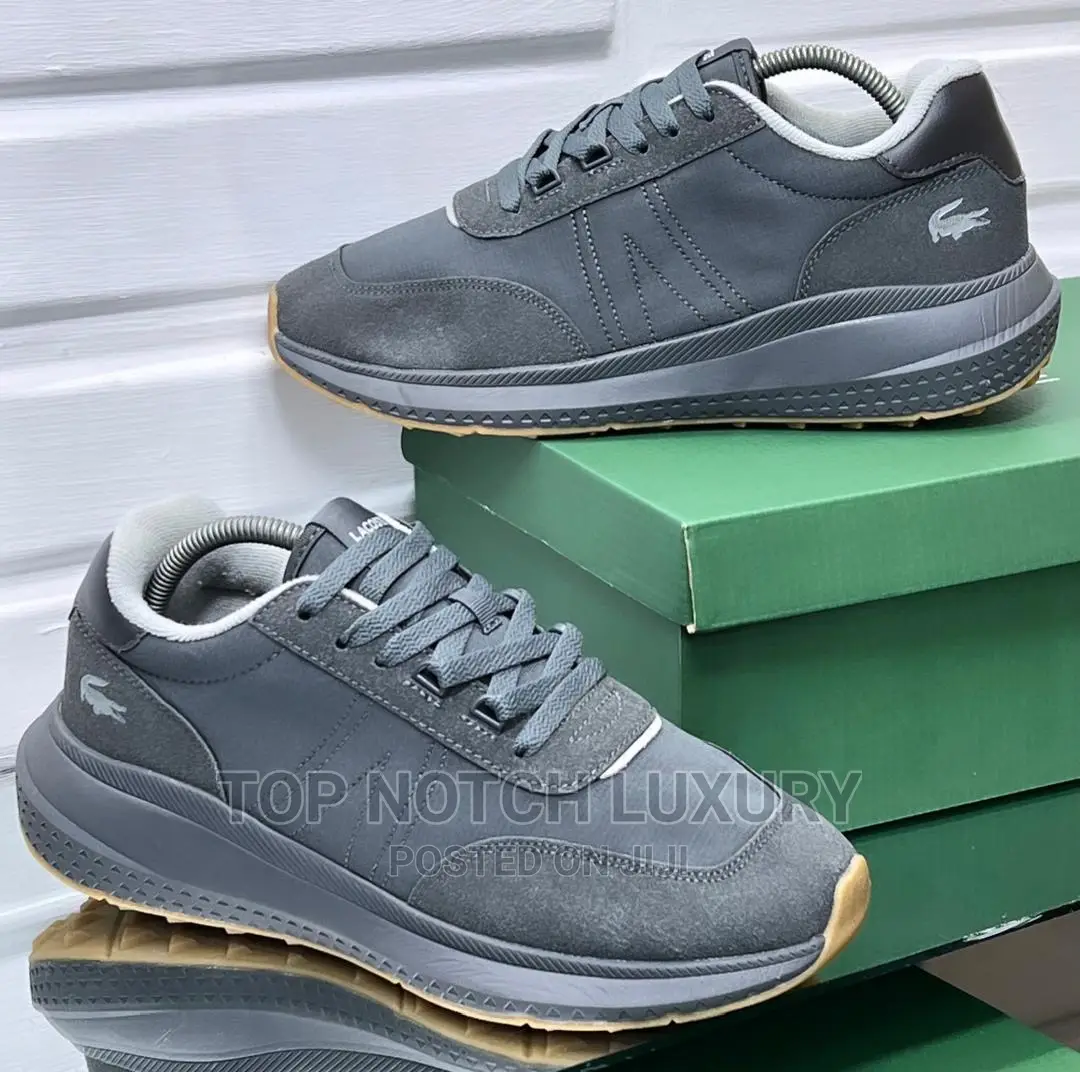 Originals High Quality Lacoste Grey/Ash/ 4851 Unisex SNK