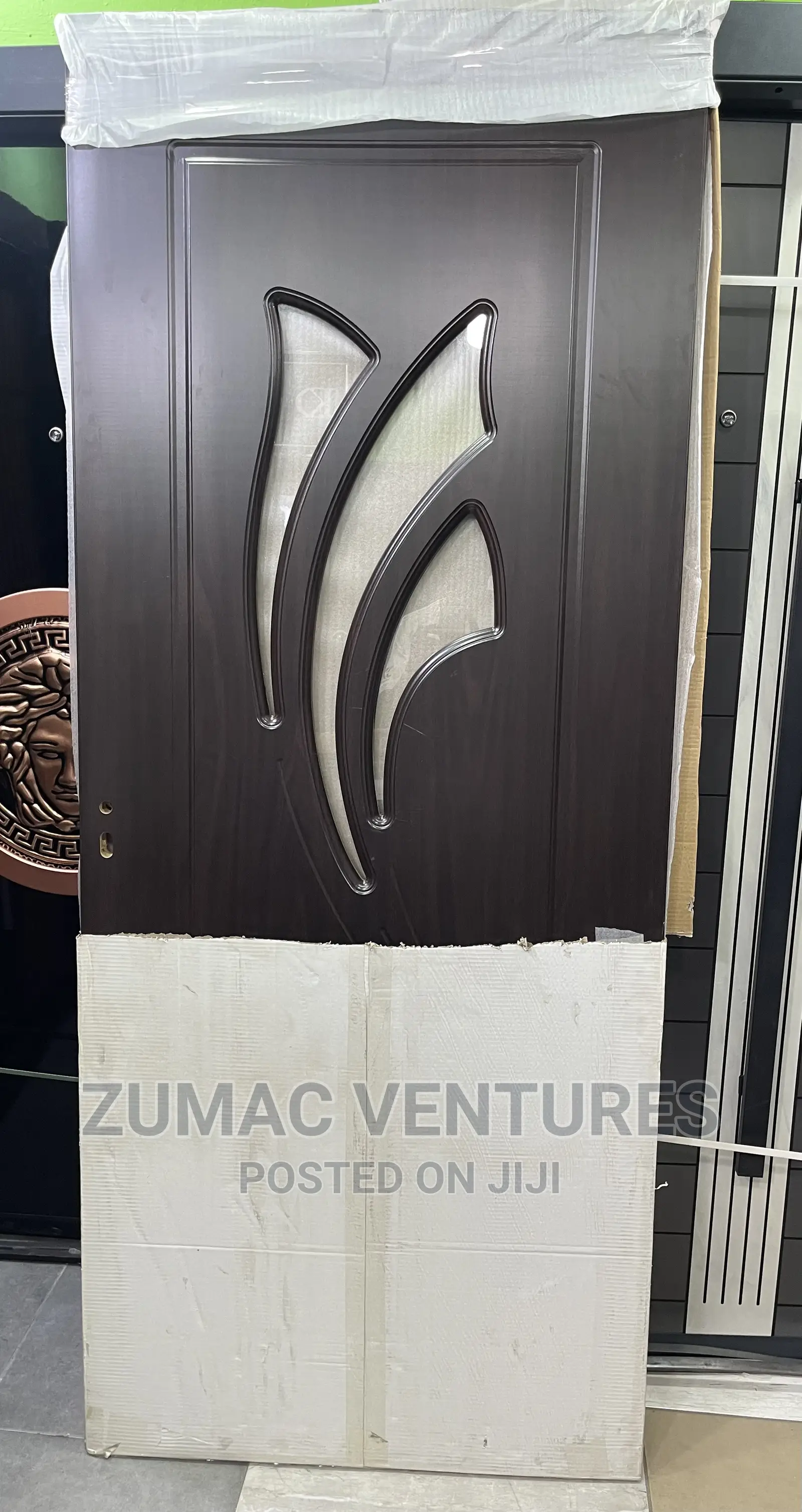 3ft Wooden Kitchen Door With Glass