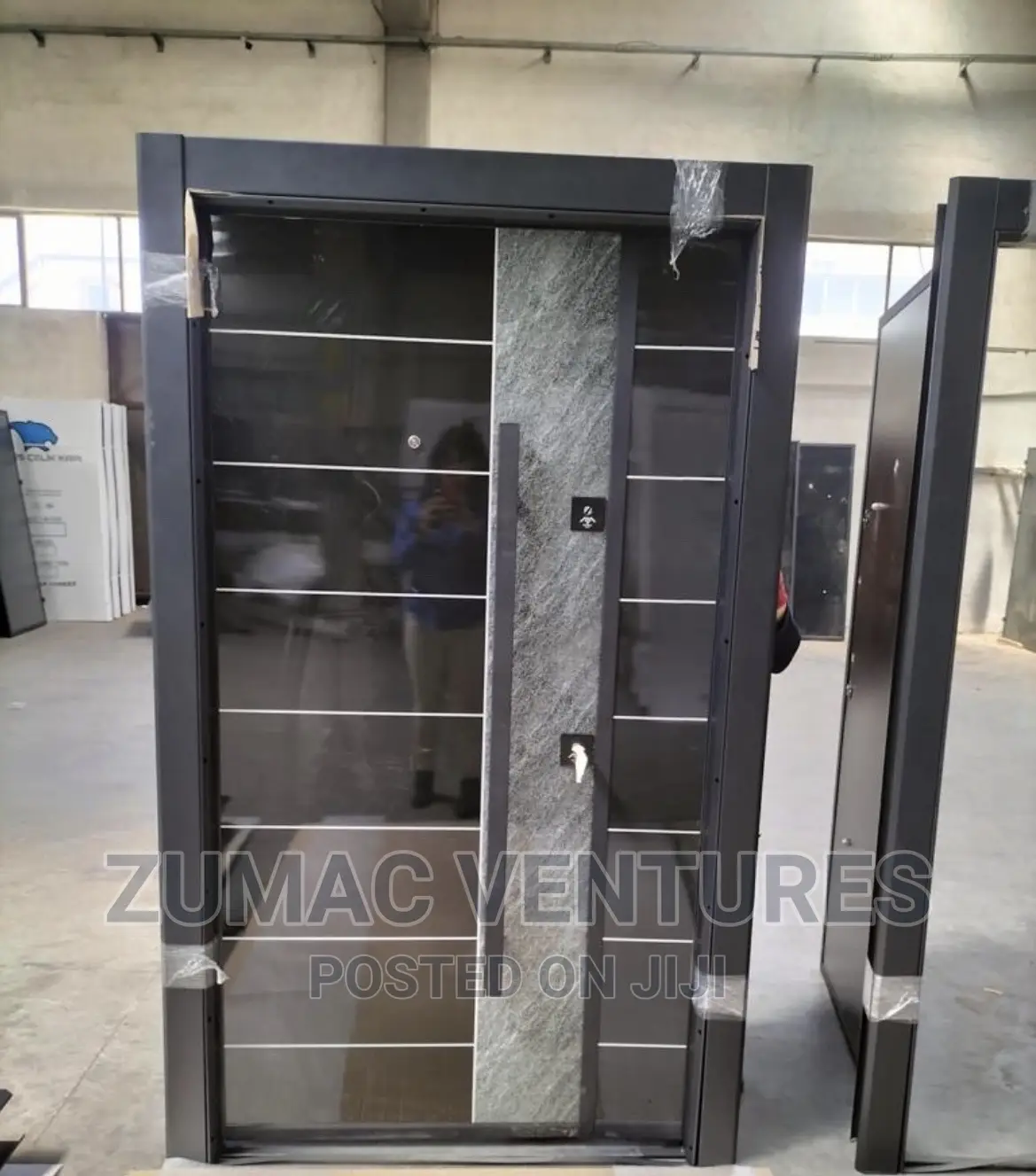 Black Turkish Steel Door.