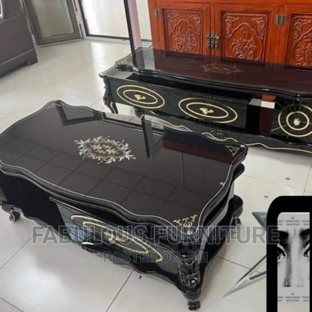 Royal Center Table and Tv Stand Set