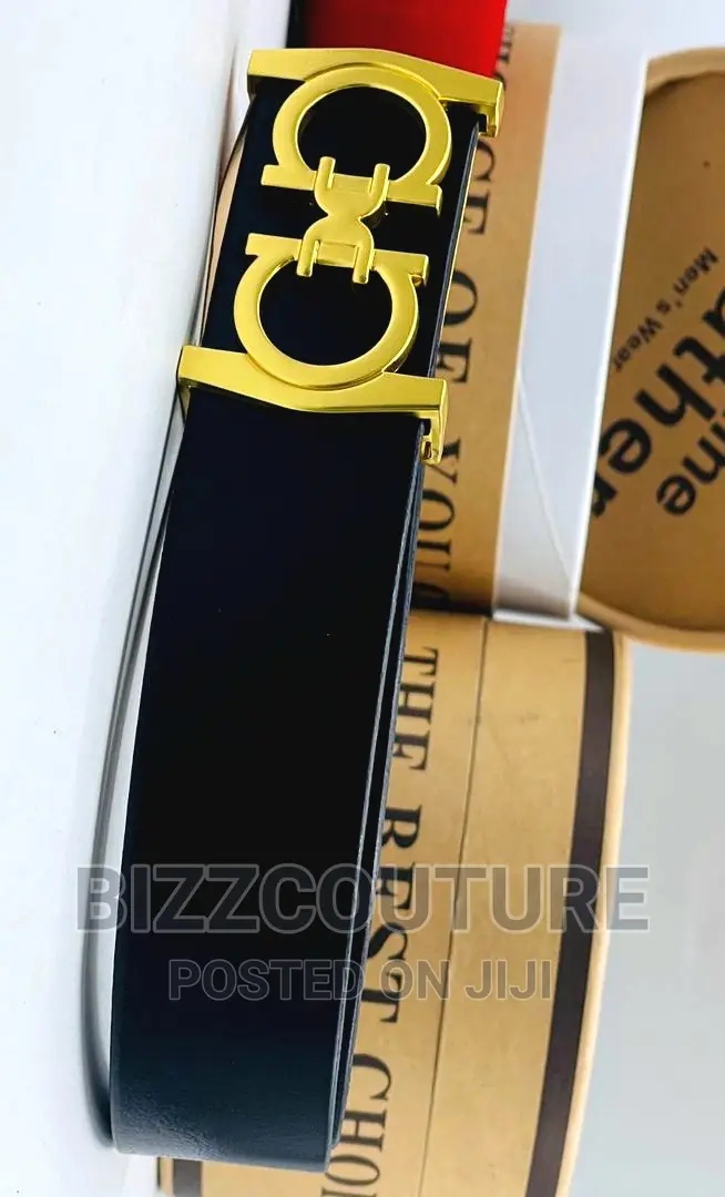 Original SALVATORE FERRAGAMO Leather Belts Available Instore