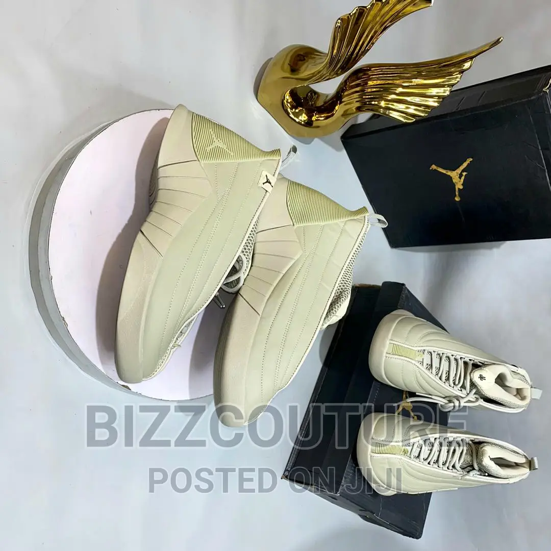 Original Jordan 15 Cream Color Sneakers Available in Store