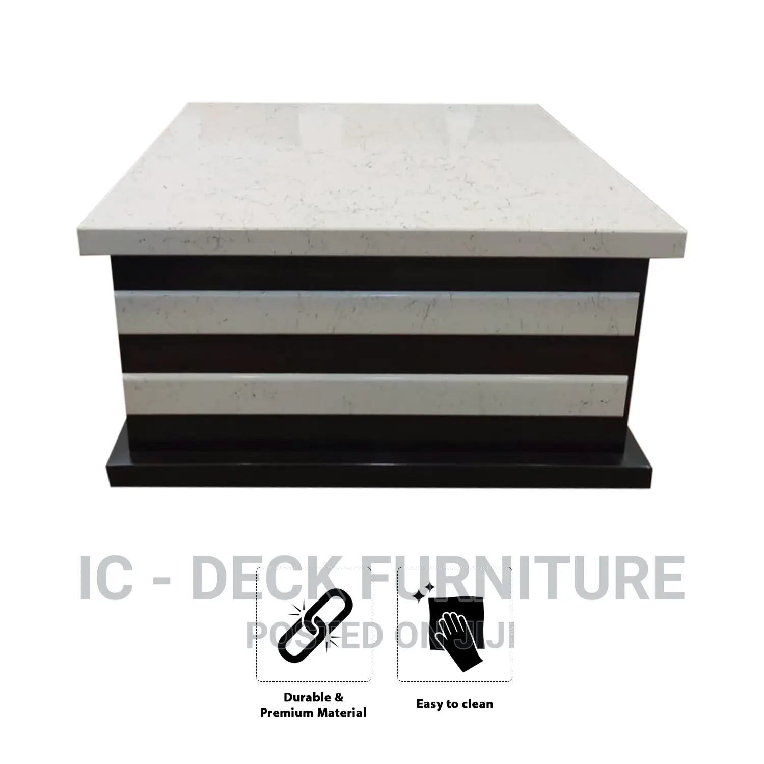 TBL16 Modern 30" Square Top Center Table