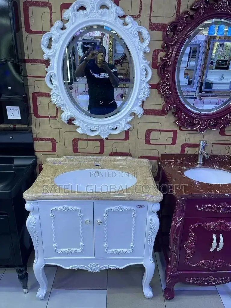 Executive Royal Cabinet Wash Basin With Mirror