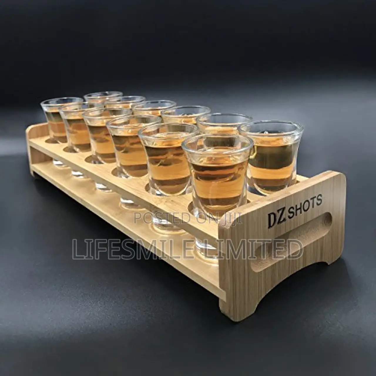 Wooden Shot Rack