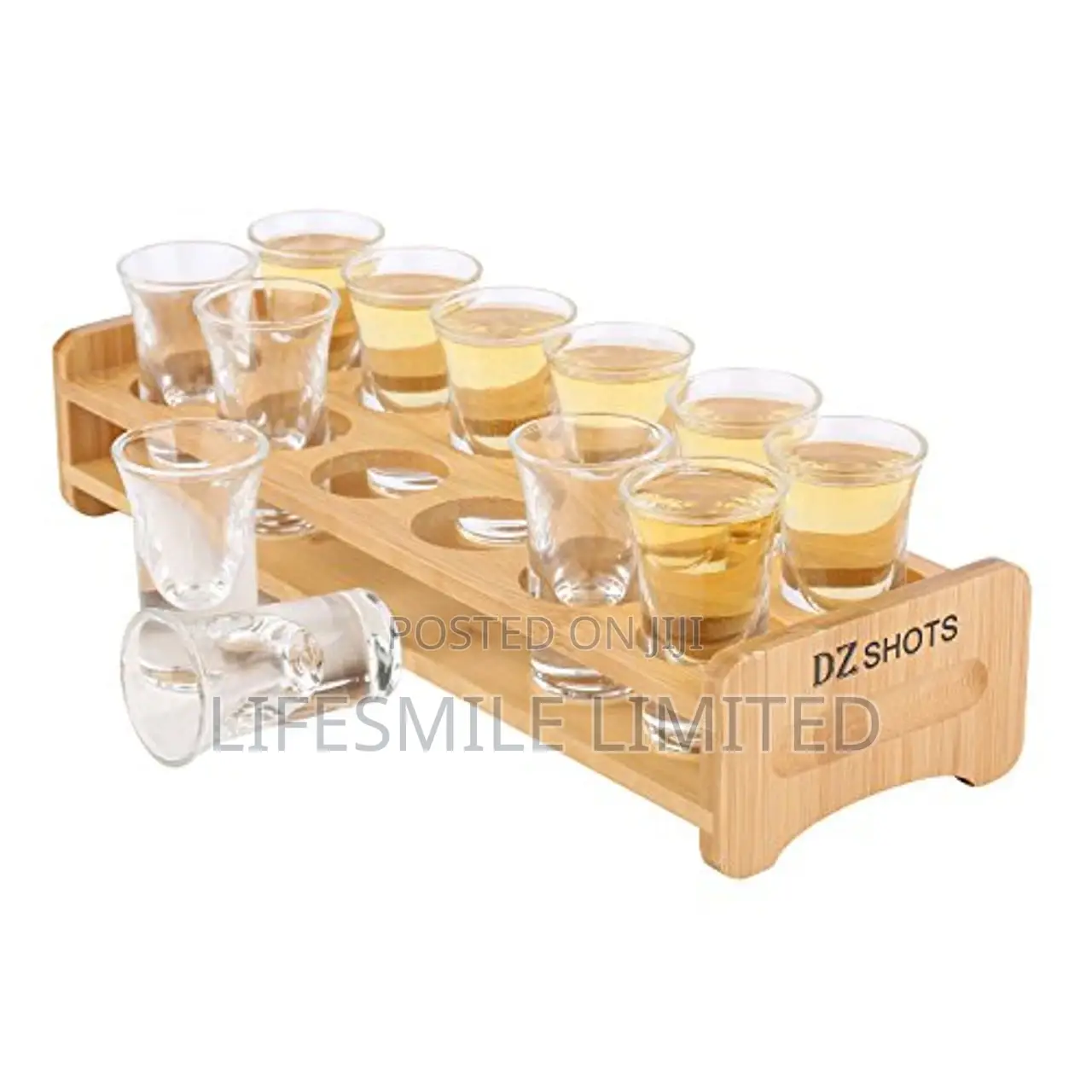 Wooden Shot Rack