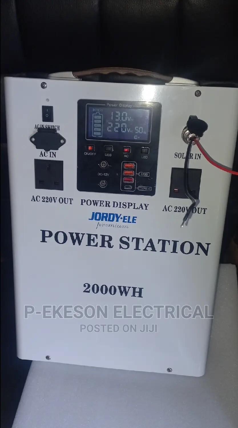 2000wh Wall Mounted Jordy Ele Lifepo4 Lithium Power Station