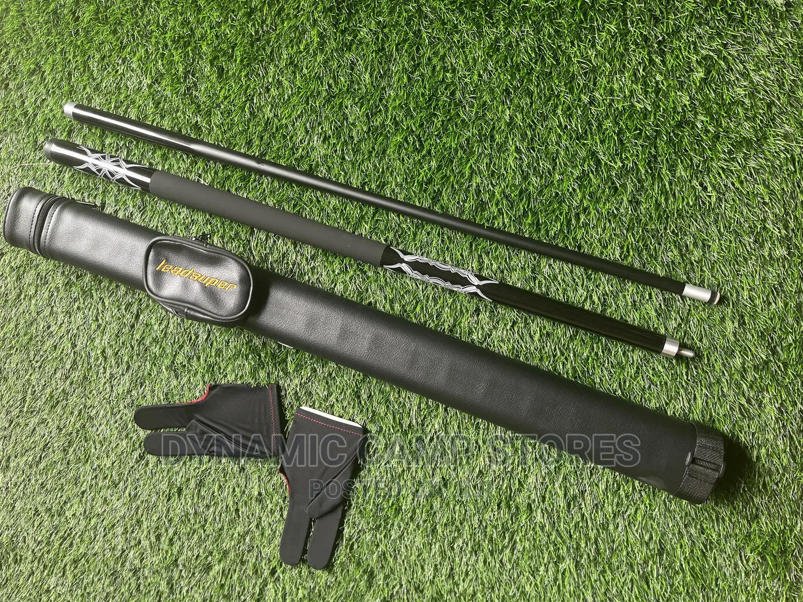 Professional Snooker Stick (13mm Tip) With Pouch and Gloves