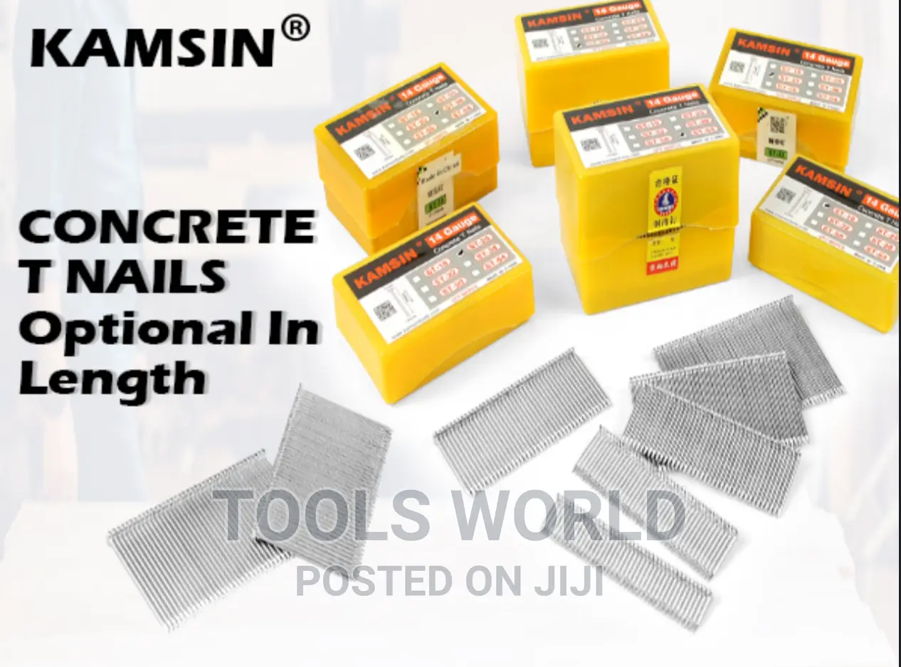 14 Gauge Concrete T Nails, 2 1/2” (64MM) Length ST 64
