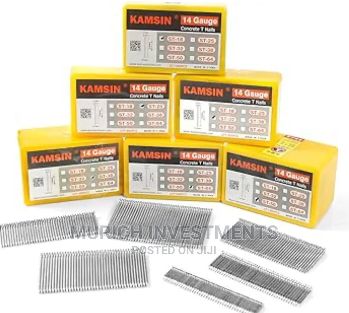 ST50 14 Gauge Concrete T Nails, 2 Inch (50mm)