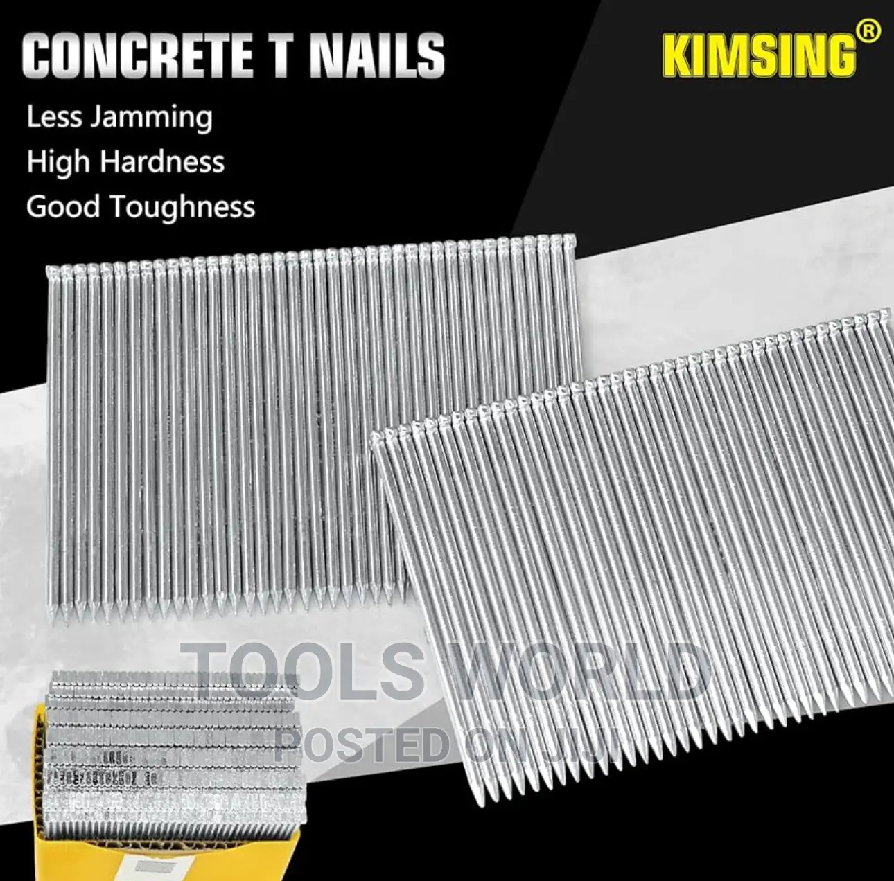 St50 14 Gauge Concrete T Nails, 2 Inch (50mm)
