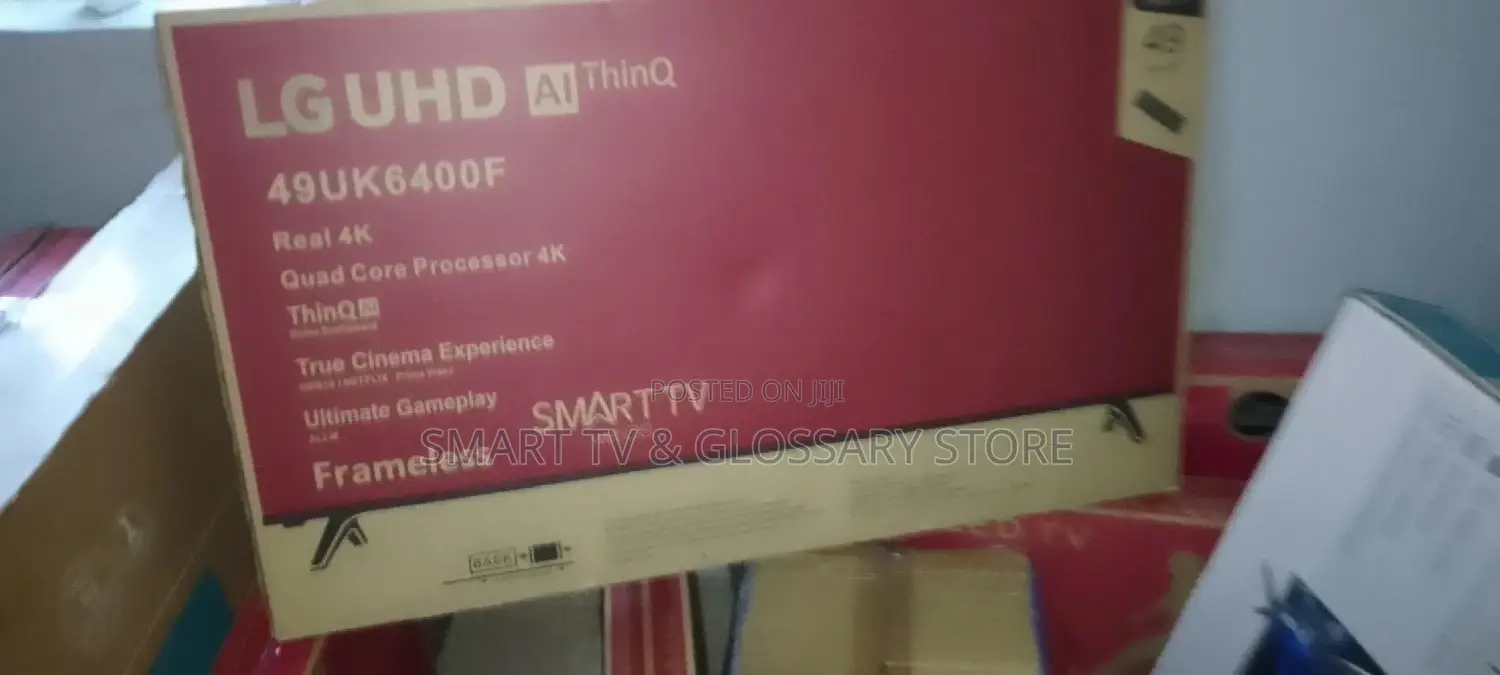 Artificial Intelligence LG 49 Frameless and Prime Video Tv