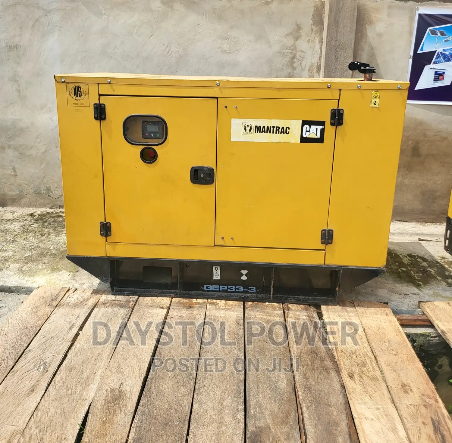 Almost New 33kva Cat Mantrac Soundproof Diesel Generator