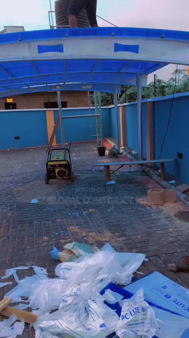 Car Port With Danpalon Coverings