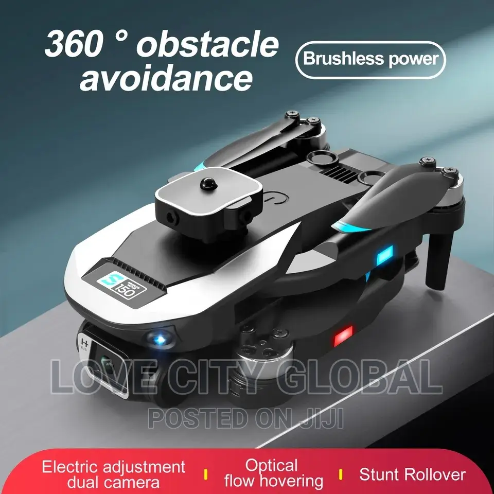 S150 RC Obstacle Avoidance Wifi HD Camera Drone, 2 Battery
