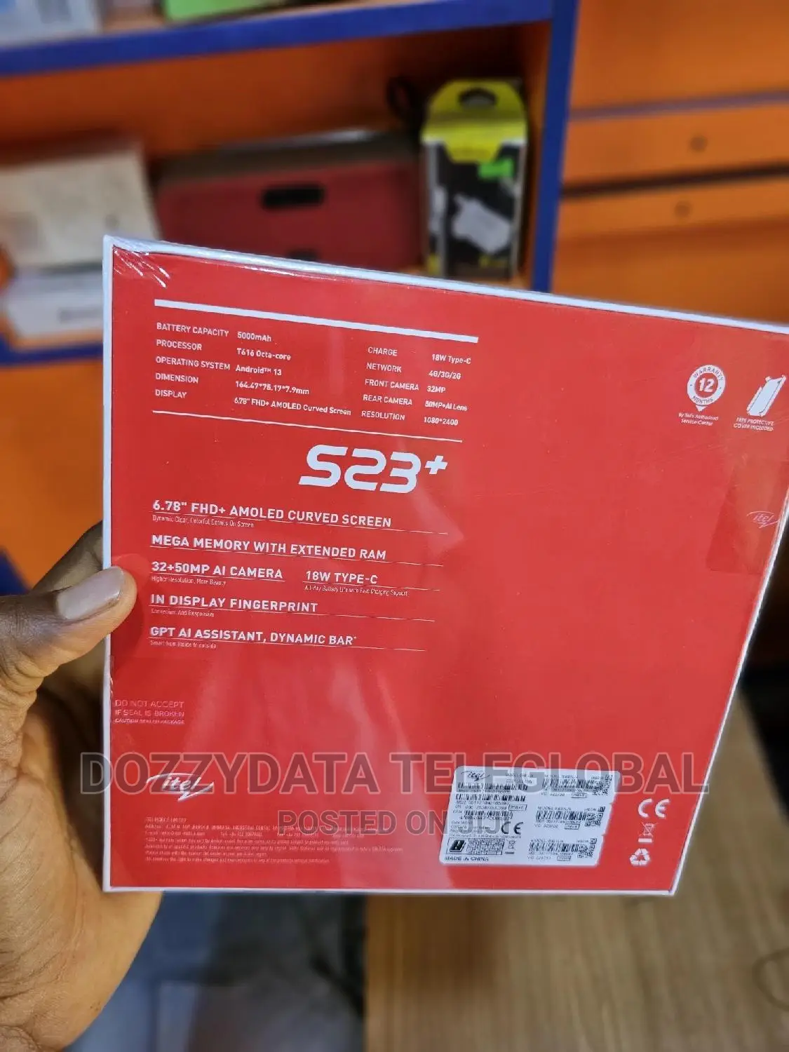 New Itel S23 128 GB