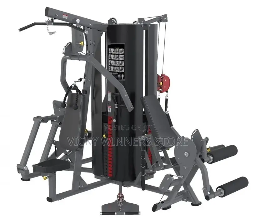 Heavy-Duty Commercial 5-Station Multi Gym