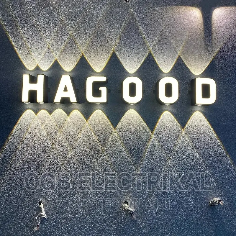 Waterproof Letter Led Wall Lamp