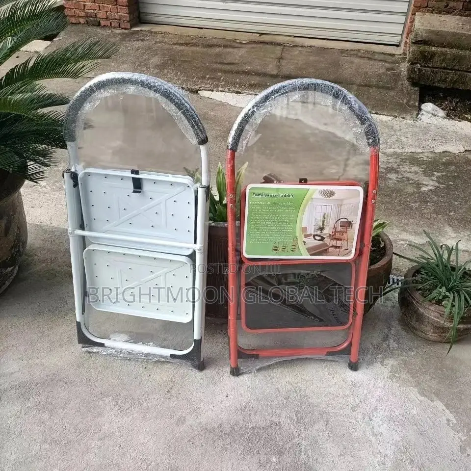 Stainless Steel 2 Step Ladder With Rubber Treads