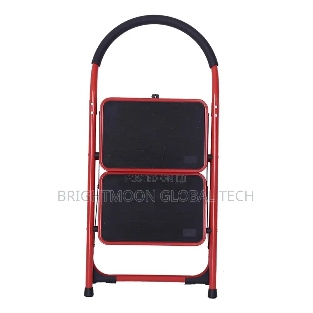 Stainless Steel 2 Step Ladder With Rubber Treads