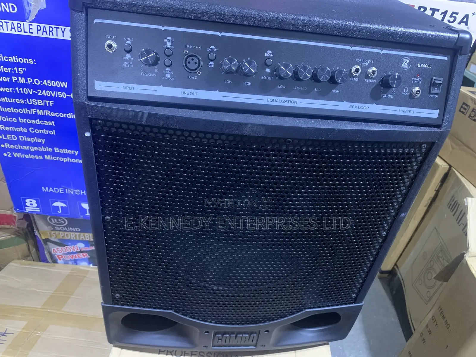 Professional 15inches Bass Guitar Combo (4000 Watts)