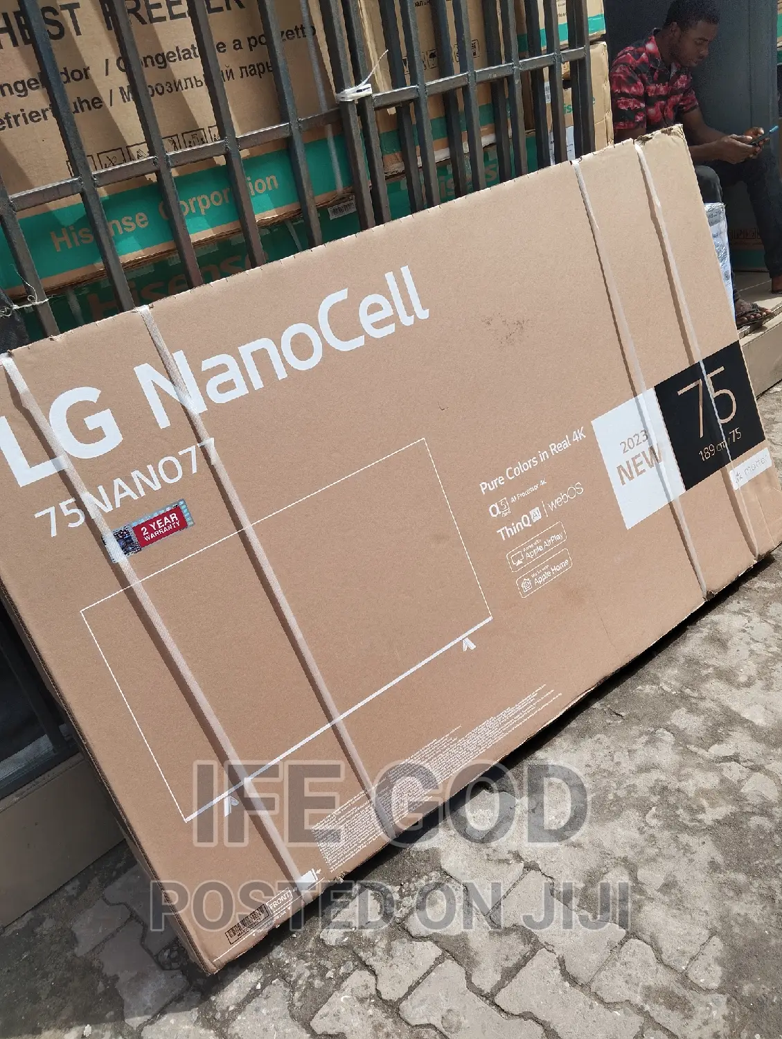 Original LG 75" TV NANO, Smart Satellite, Pure Colors Etc.