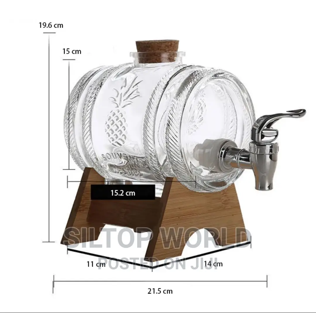 1l Glass Wine/Juice Dispenser