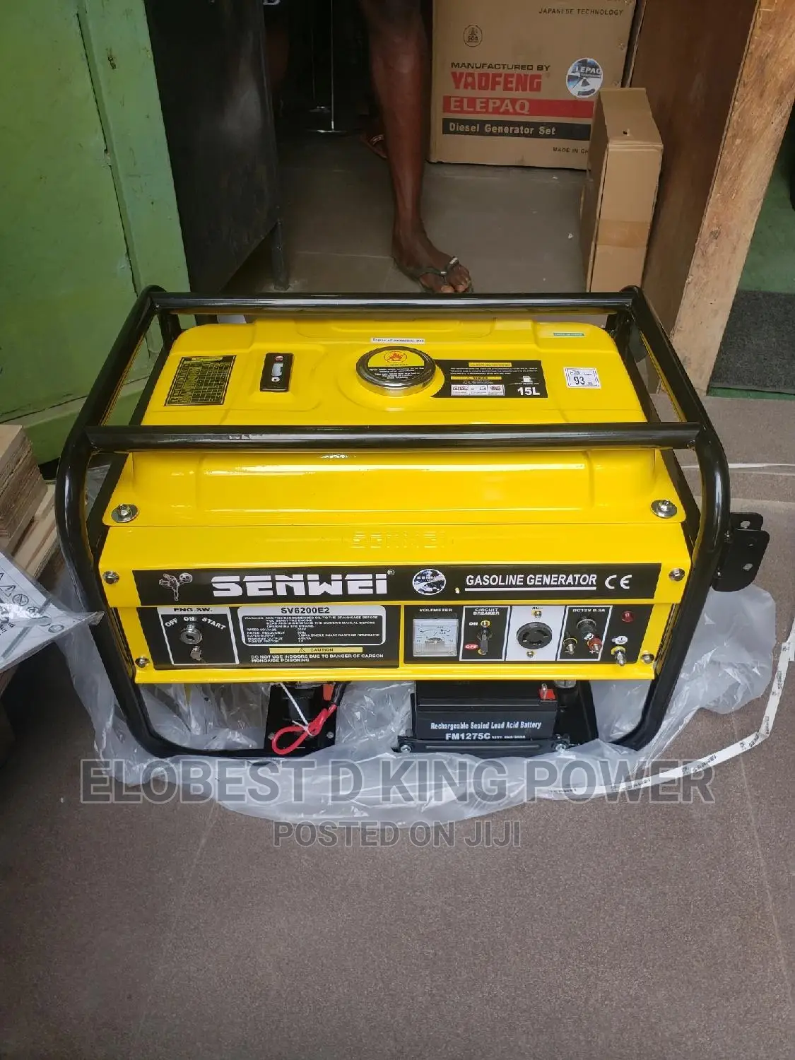 4.5kva Senwei Petrol Key Start Generator