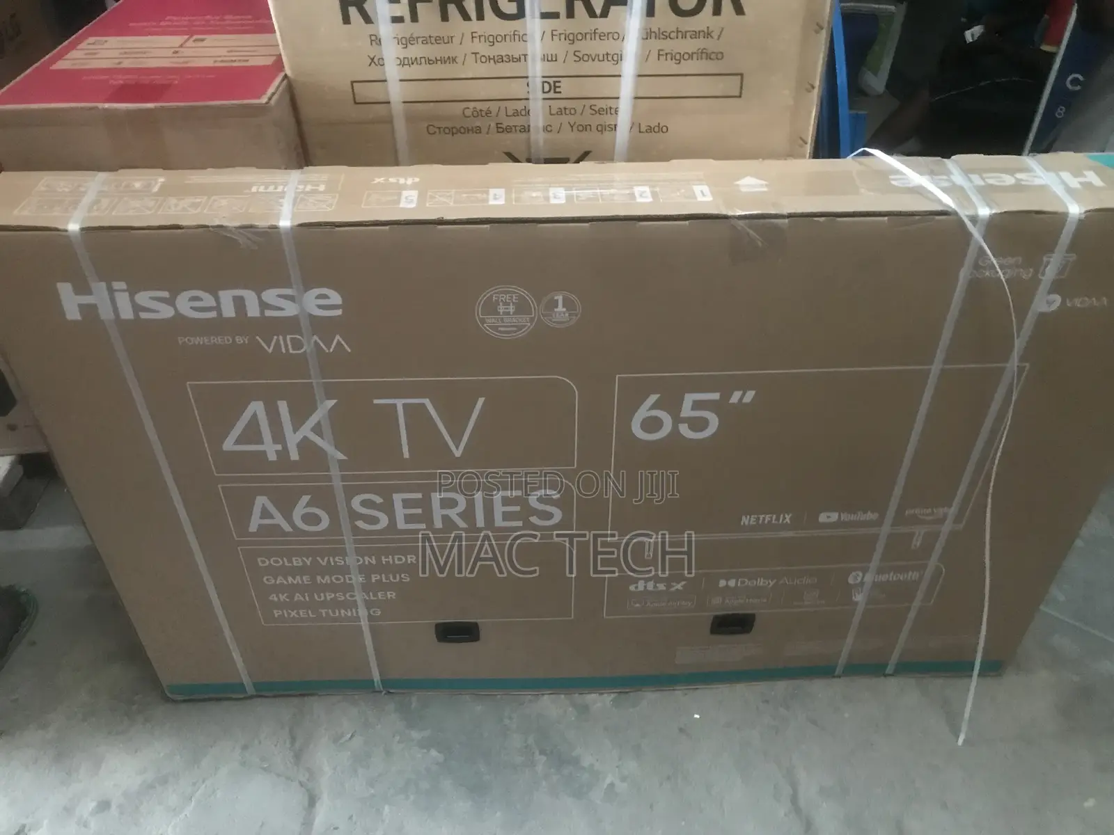 65 Inches Hisense Smart Tv.