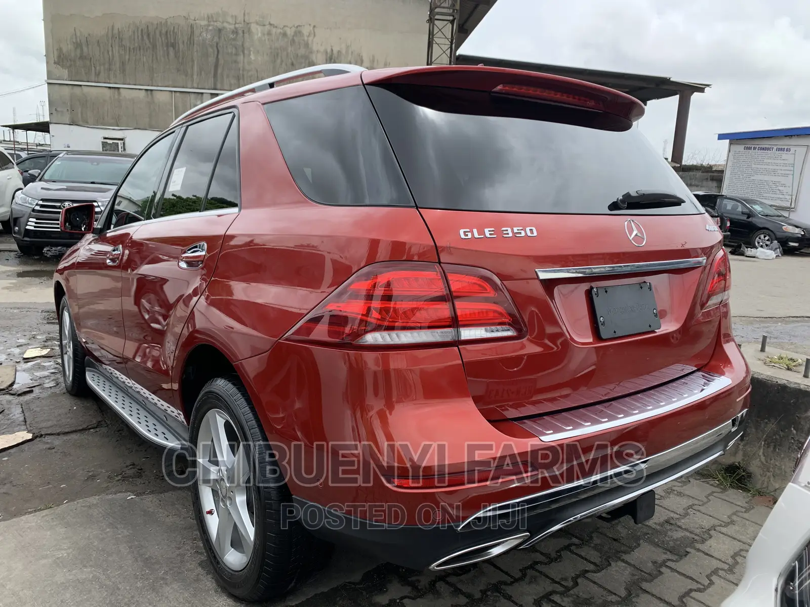Mercedes-Benz GLE-Class GLE 350d 4MATIC 2017 Red